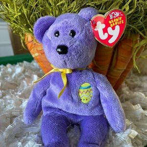 “Eggs III” 2002 Beanie Babies Collection Easter Bear